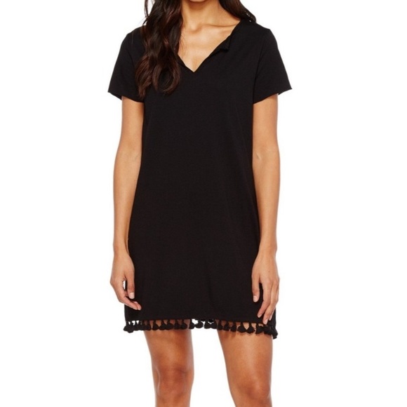 michael stars black dress